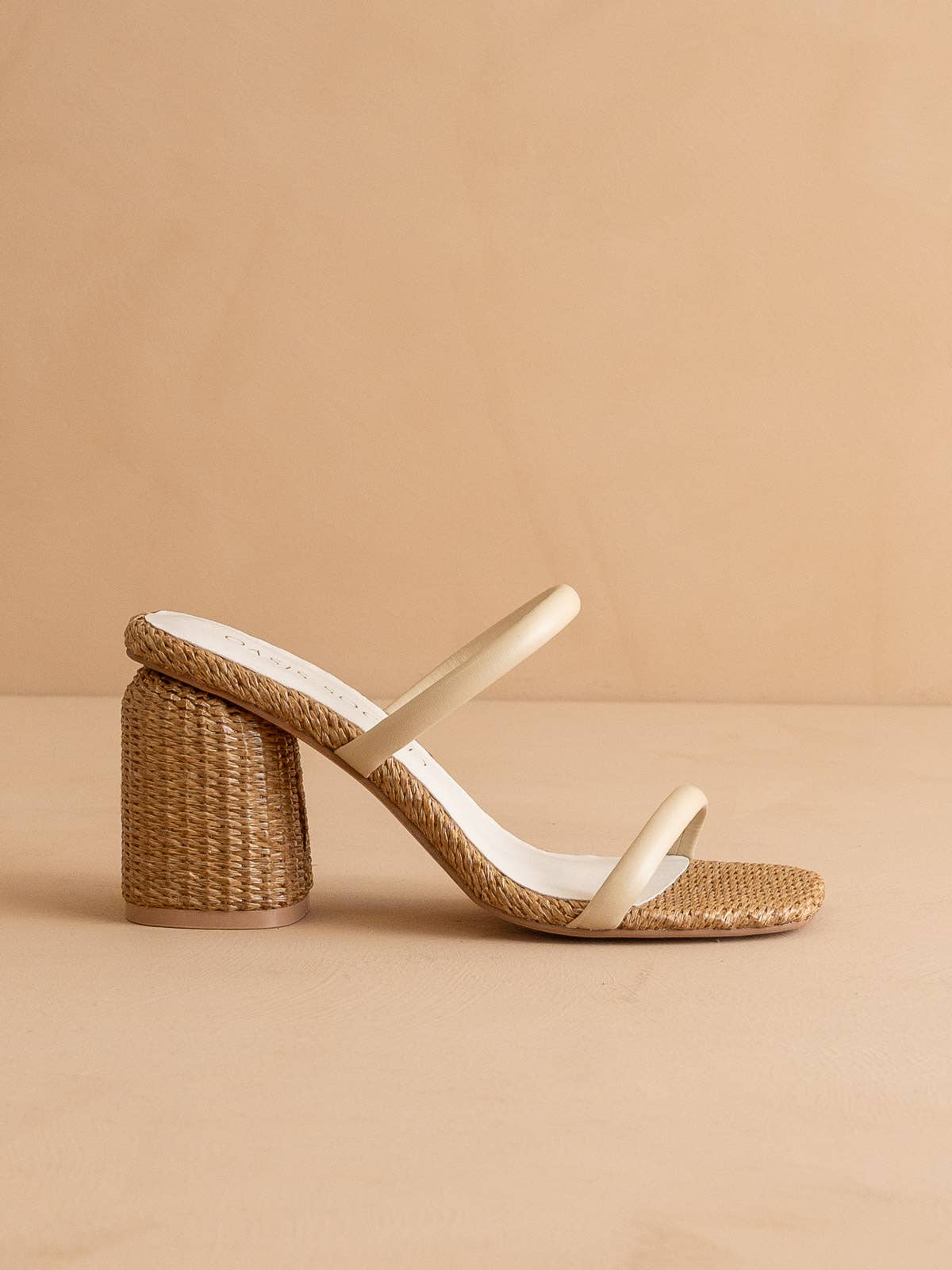 Margaret Butter Rattan Heel FINAL SALE
