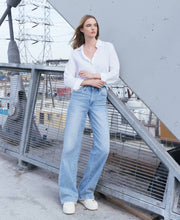 Corinne High Rise Wide Leg Denim