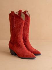 Amaya Red Classic Western Boot FINAL SALE