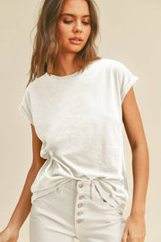 James Rolled Sleeve Tee
