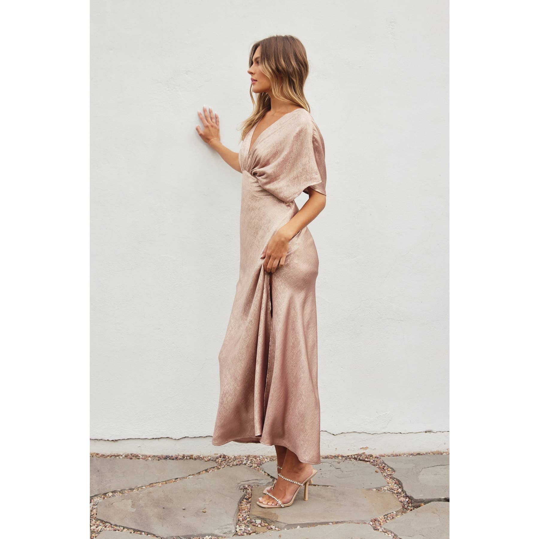 Rosa Satin Maxi Dress | FINAL SALE