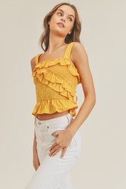 Vanessa Ruffle Tank | FINAL SALE