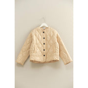 Cam Quilted Peplum Jacket FINAL SALE