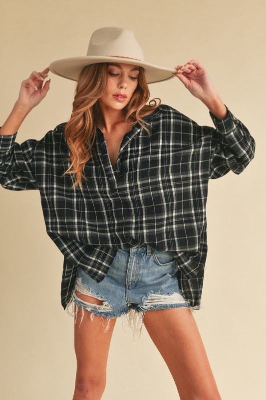 Taylor Plaid Pullover FINAL SALE