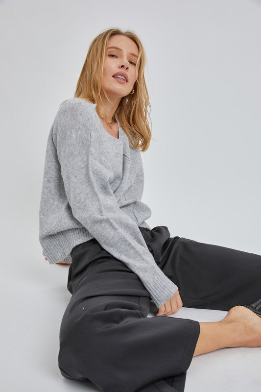 Anna Essential V-Neck Sweater | FINAL SALE