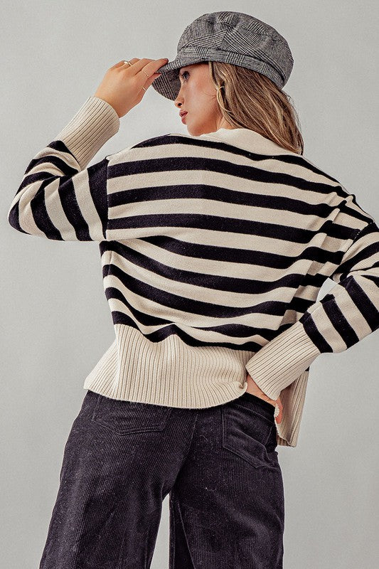 Ria Relaxed Button Cardi