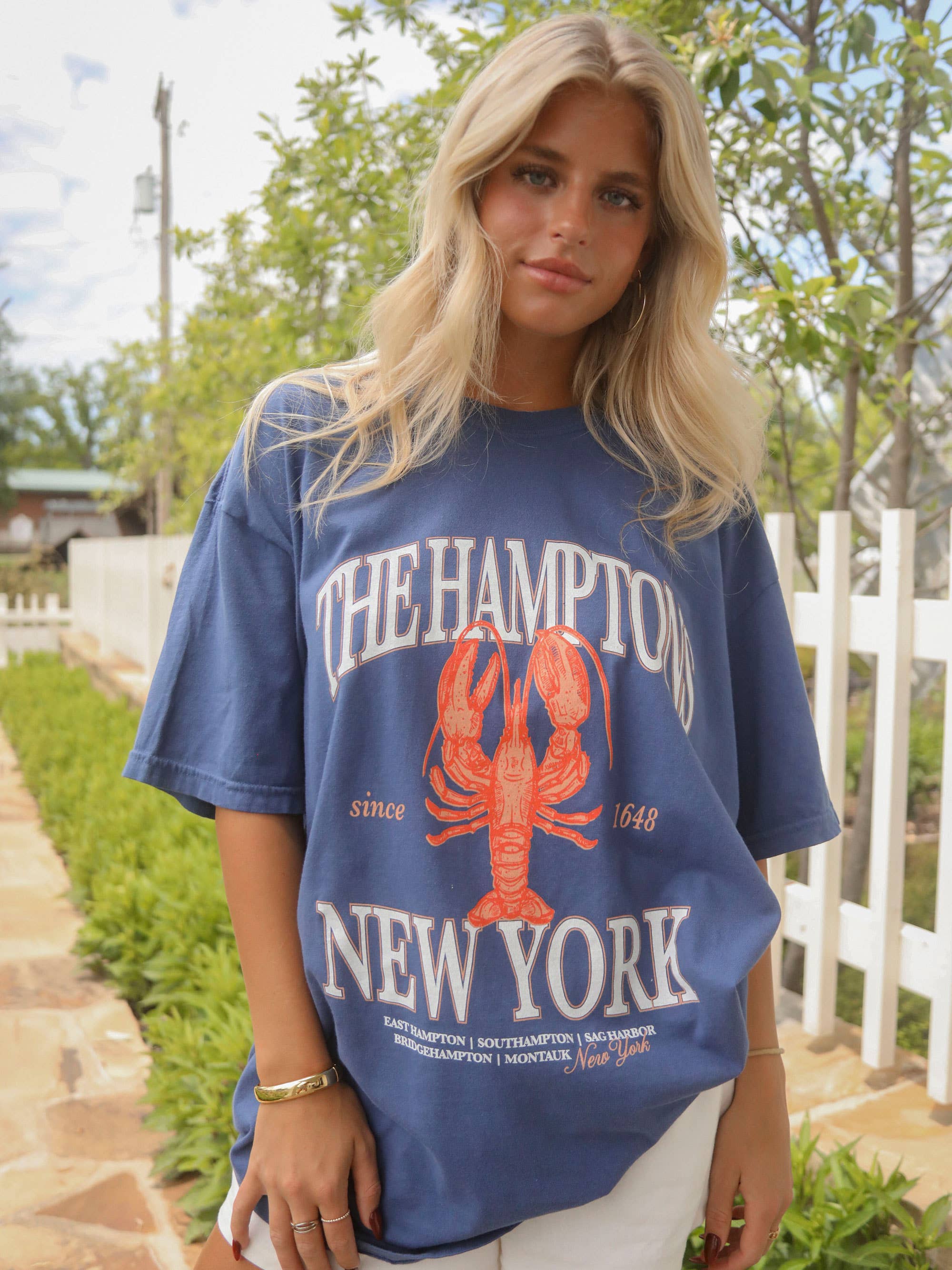 Nicki Hamptons Lobster Tee FINAL SALE