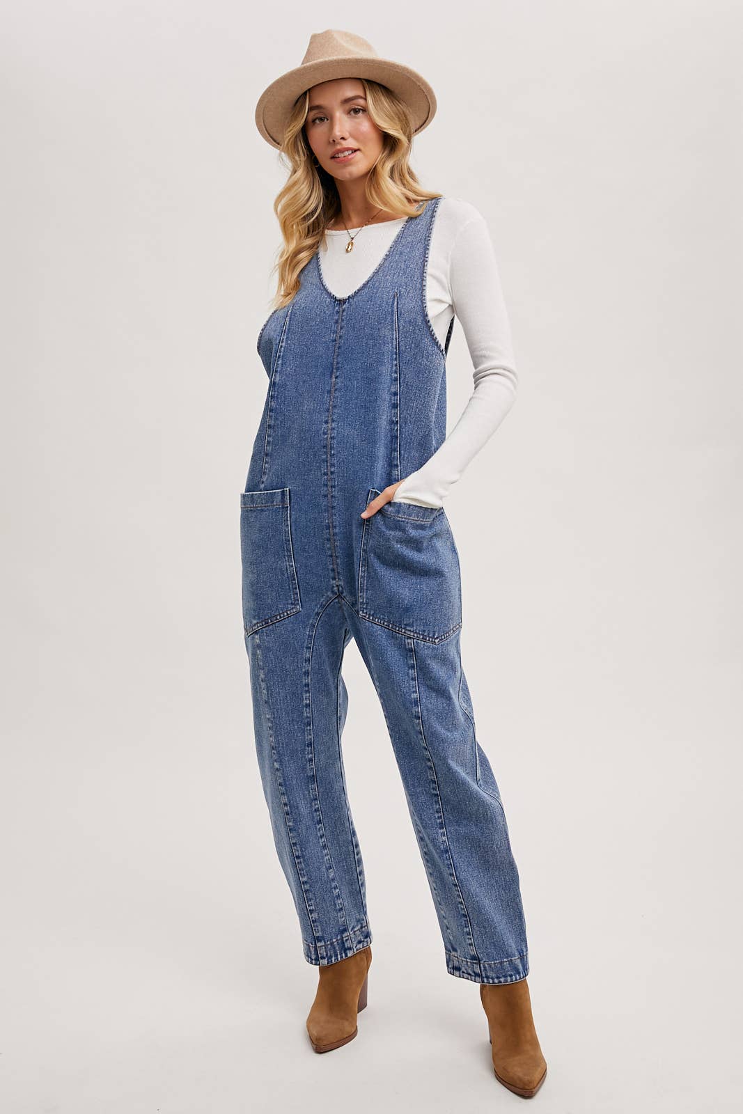 Stefani Denim Jumpsuit FINAL SALE
