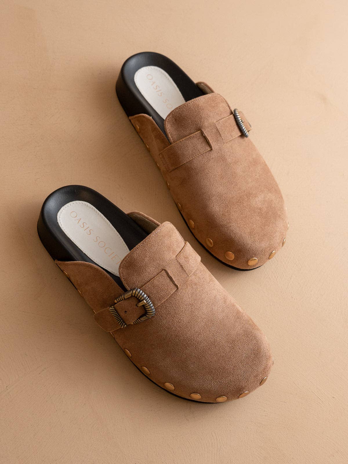 Toni Studded Buckle Clog