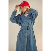 Meg Denim Trench Coat