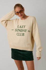 Lazy Sunday Club Sweater