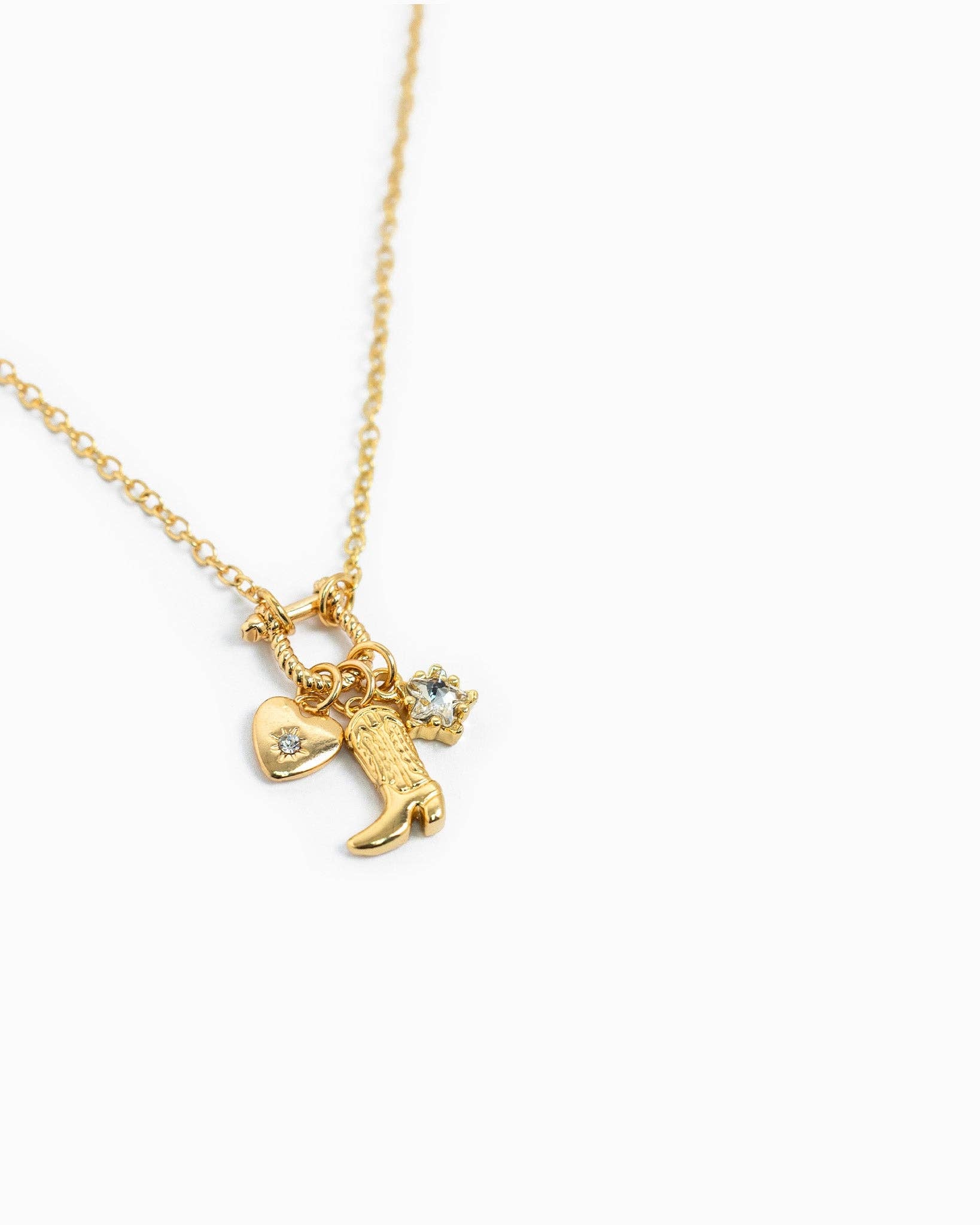 Western Star Rope Carabiner Necklace