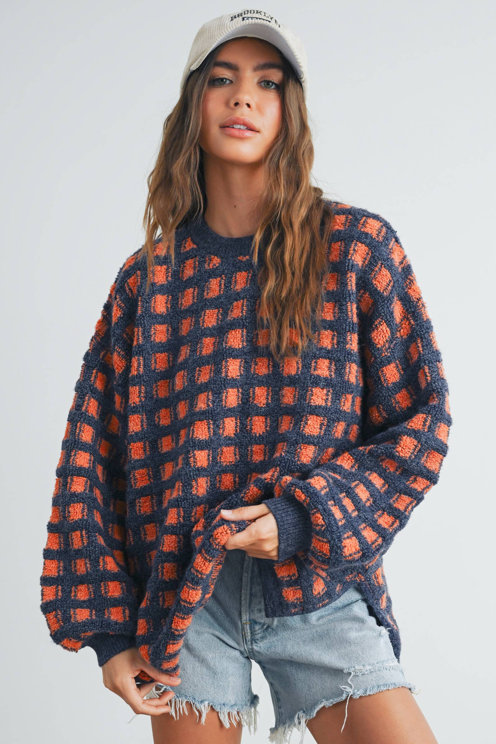 Camille Checkered Sweater | FINAL SALE