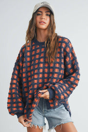 Camille Checkered Sweater | FINAL SALE