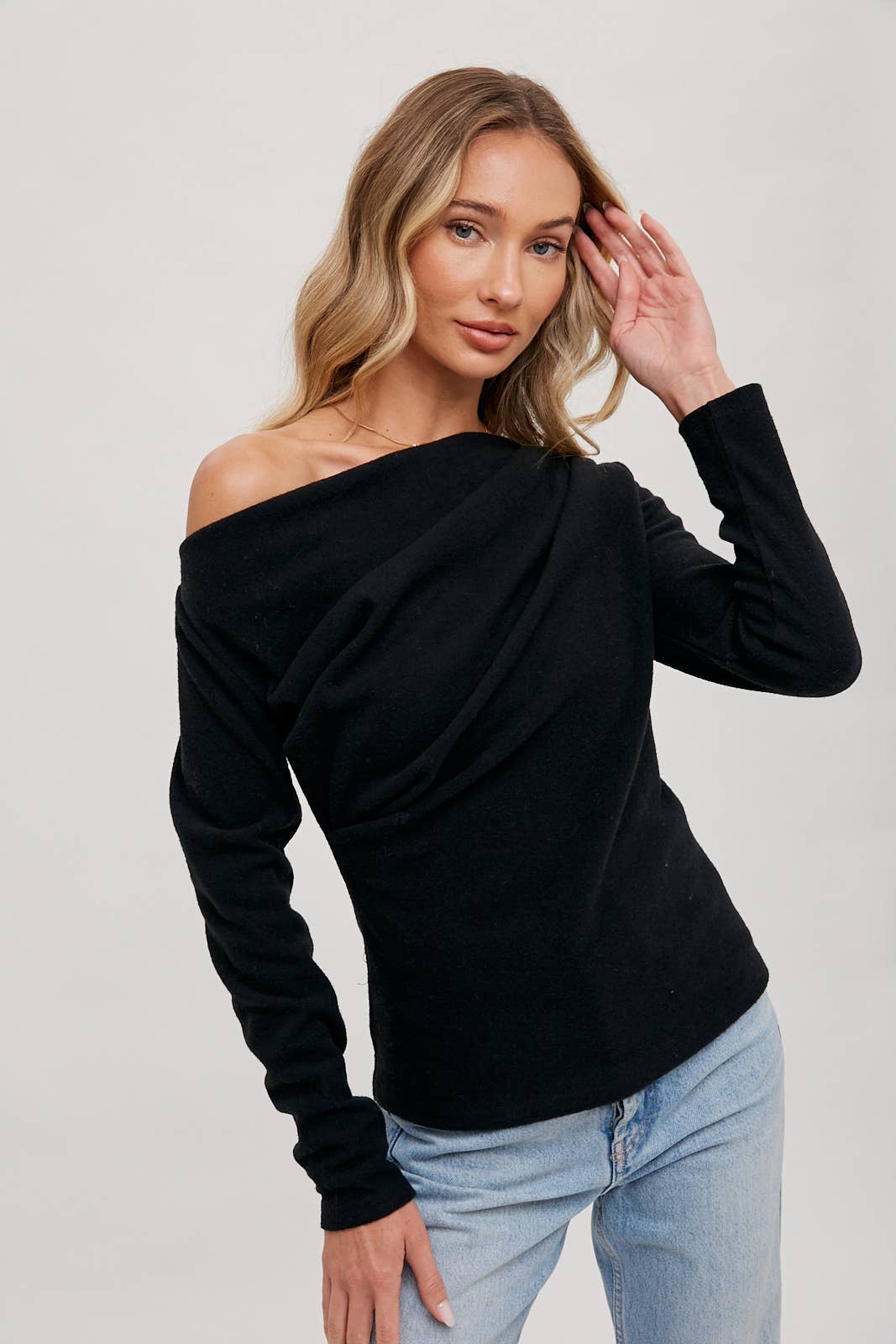 Becca Off Shoulder Draped Top