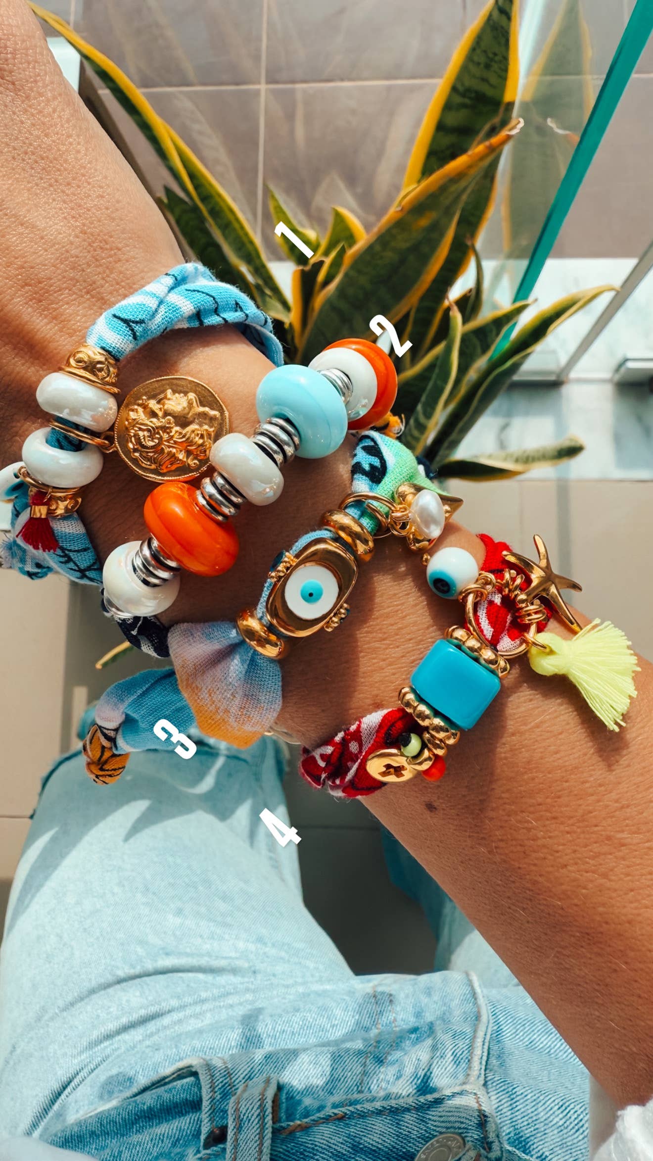 Bandana Charm Bracelet