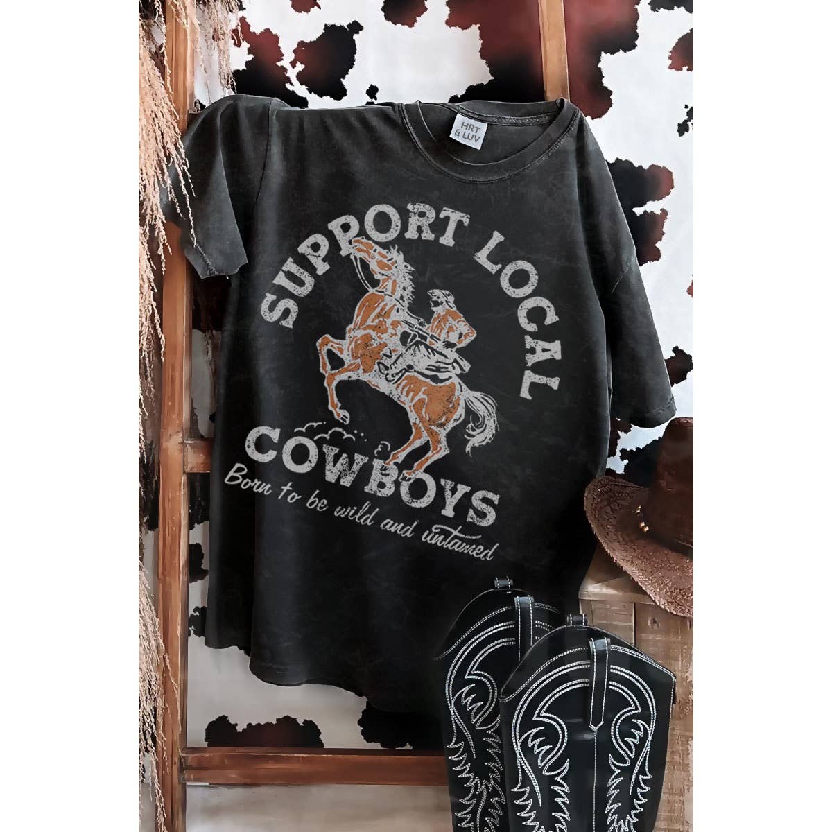 Support Local Cowboys Graphic Tee