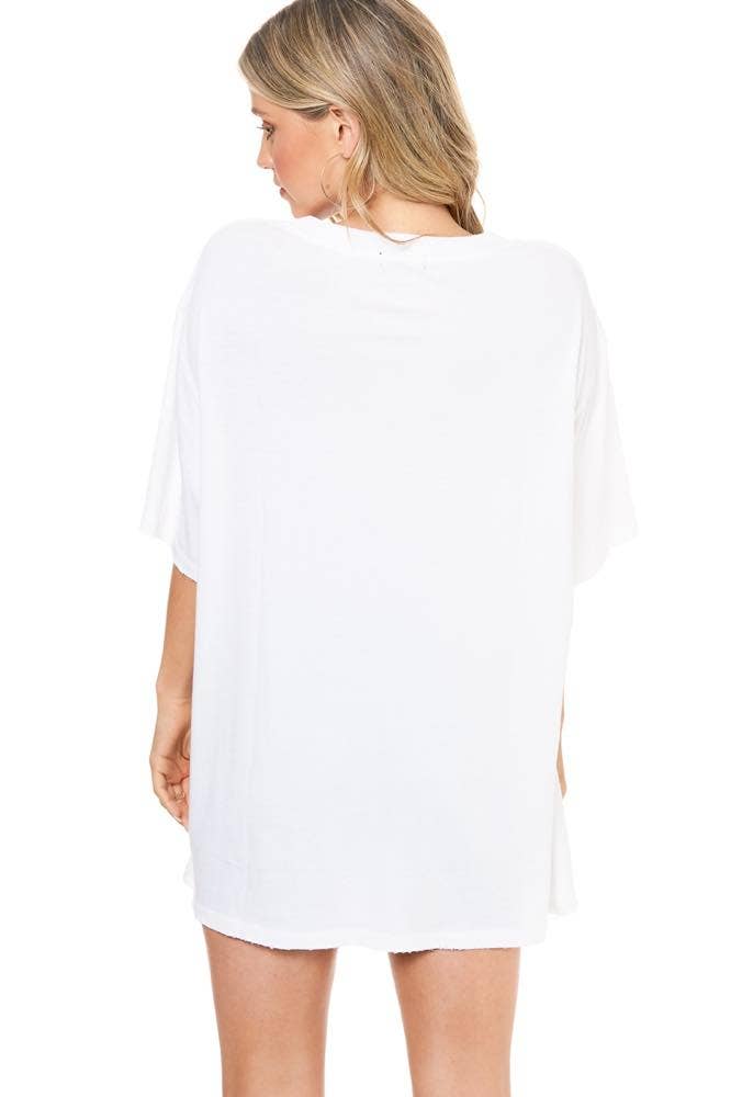 Daia Free Bird Distressed Tee FINAL SALE