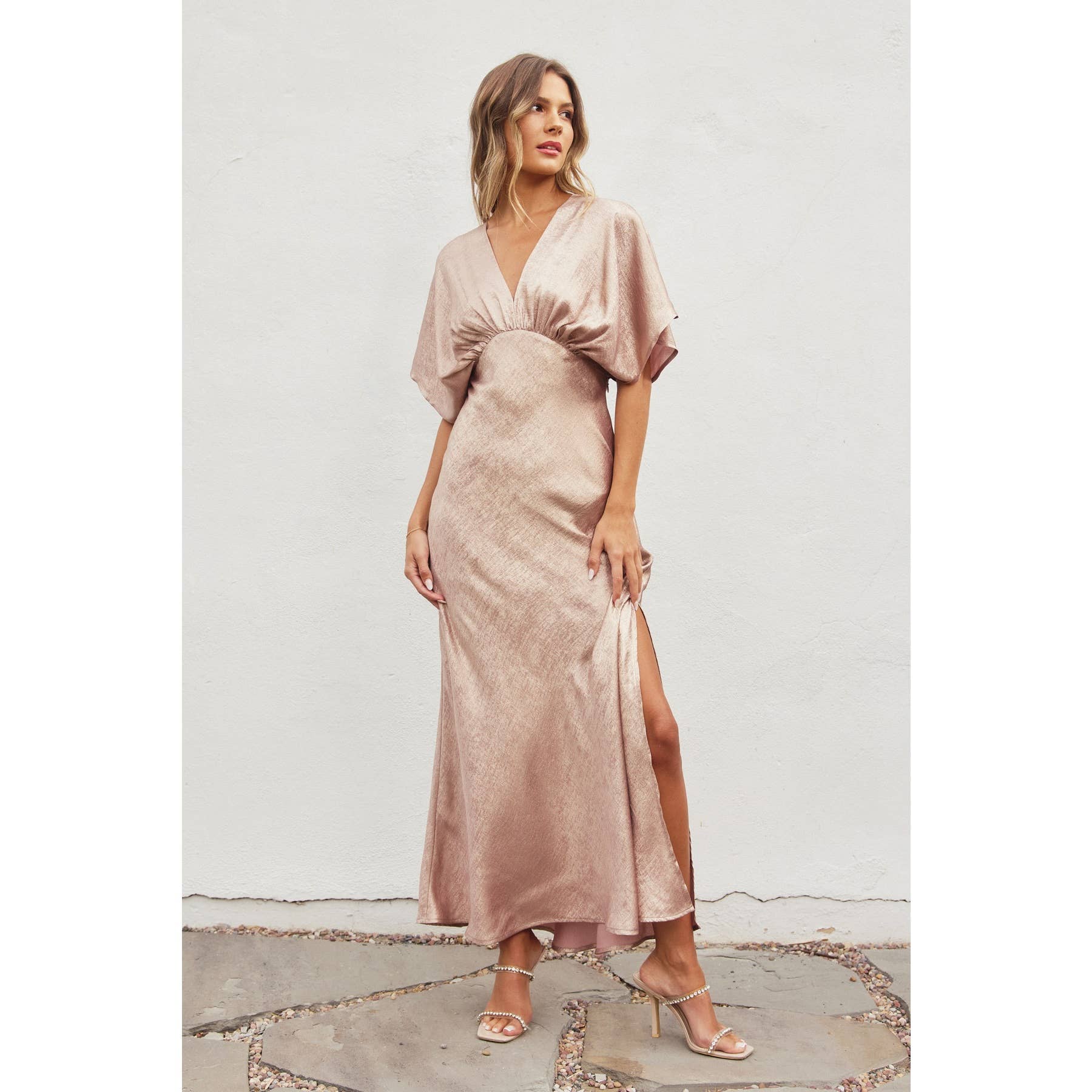 Rosa Satin Maxi Dress | FINAL SALE