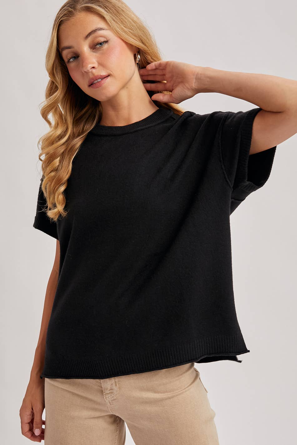 Dustin Crew Neck Knit Tee