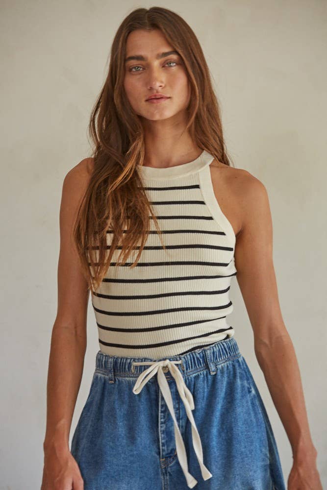 Stevie Ribbed Knit Tank