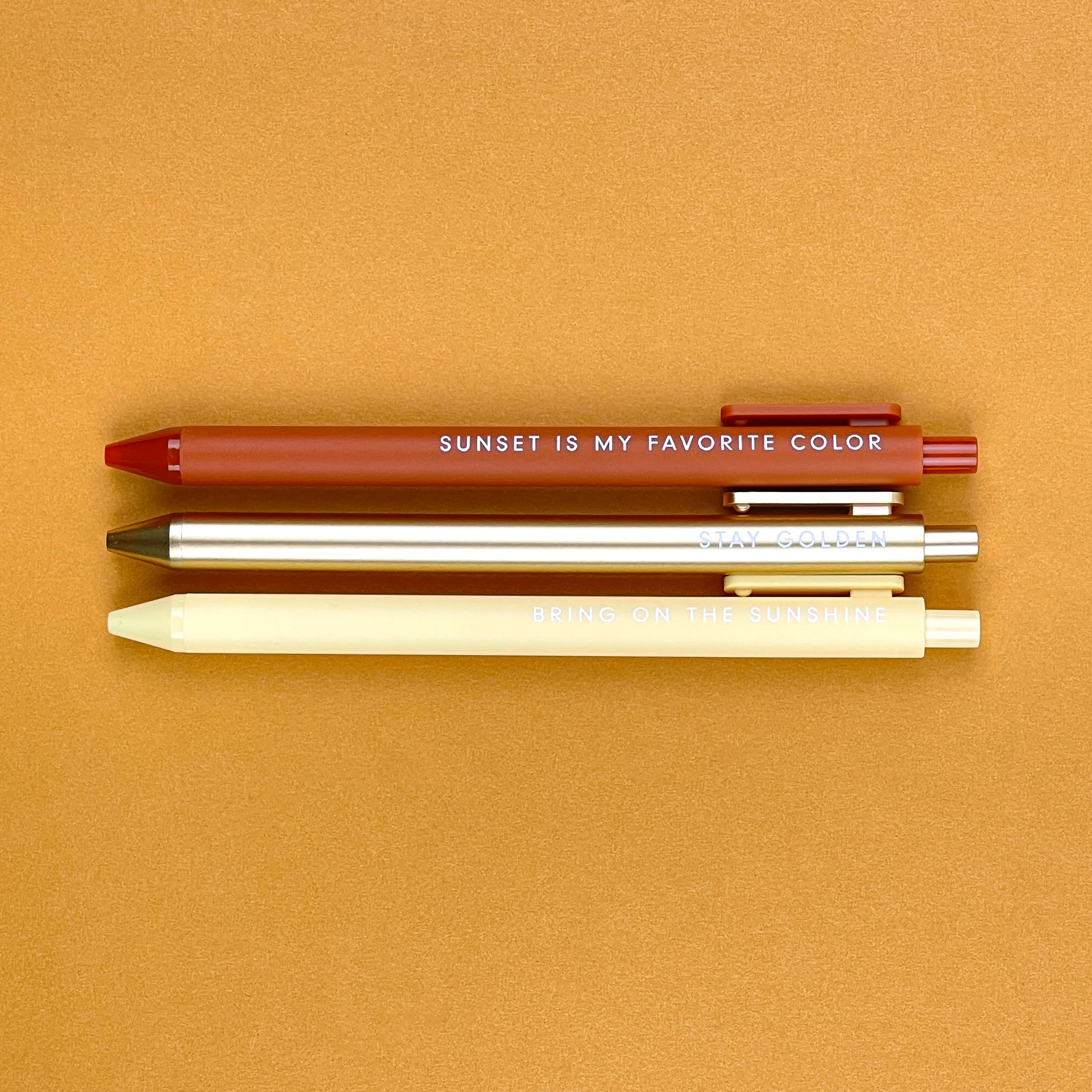 Sunshine Jotter Gel Pens