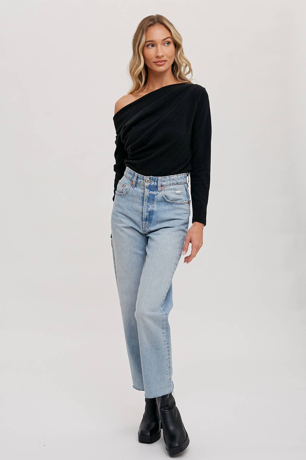 Becca Off Shoulder Draped Top