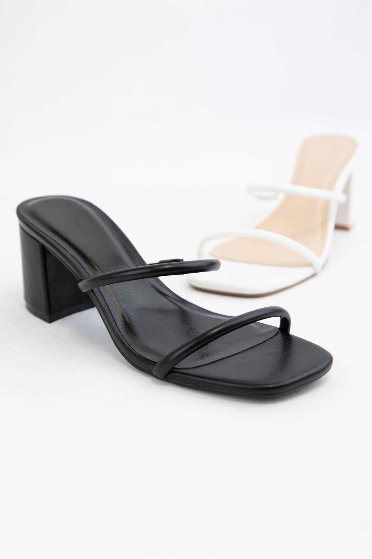 Nyx Thin Double Strap Heel