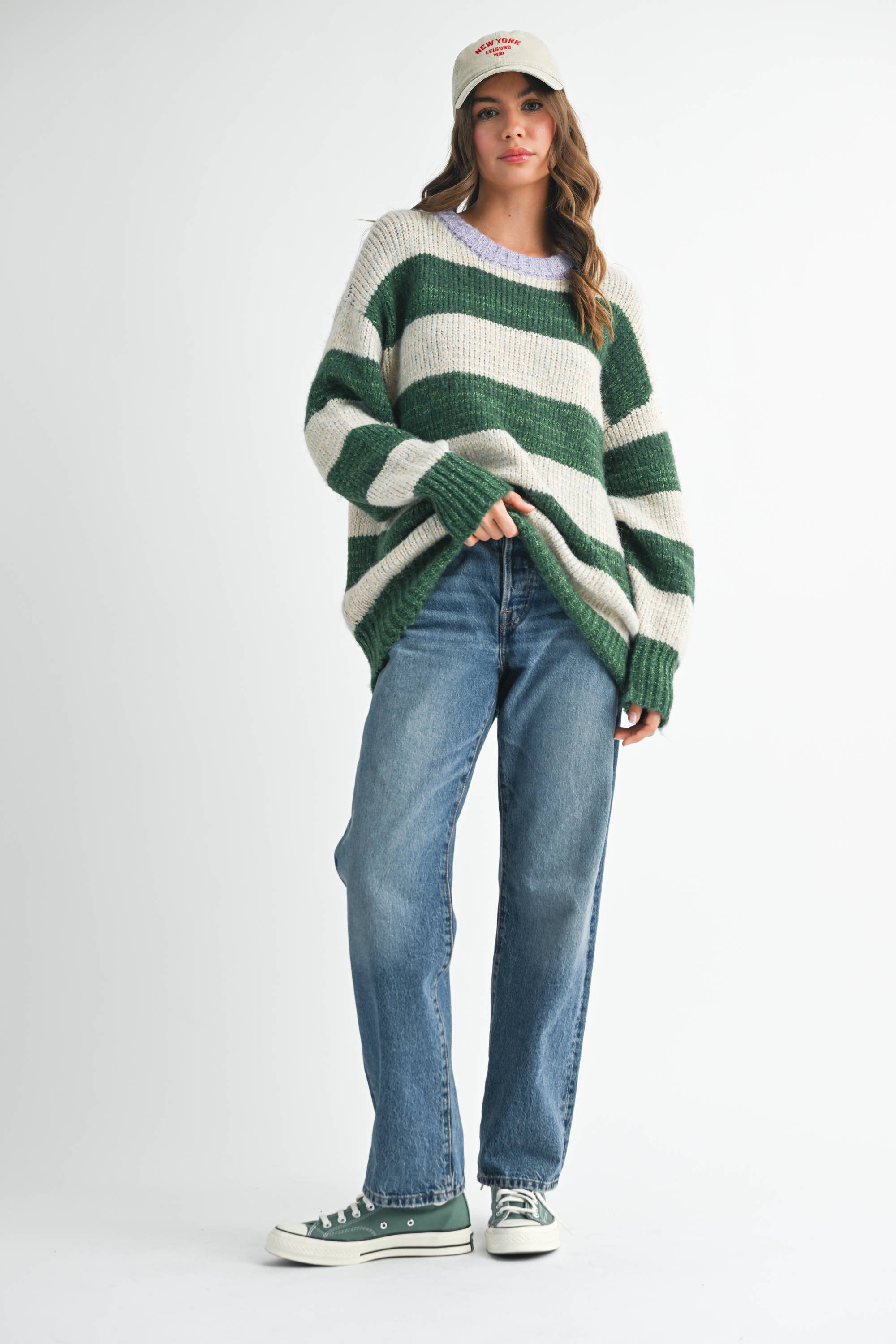 Miley Oversized Striped Sweater FINAL SALE