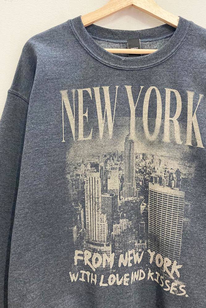 Stacy From New York Graphic Sweatshirt FINAL SALE
