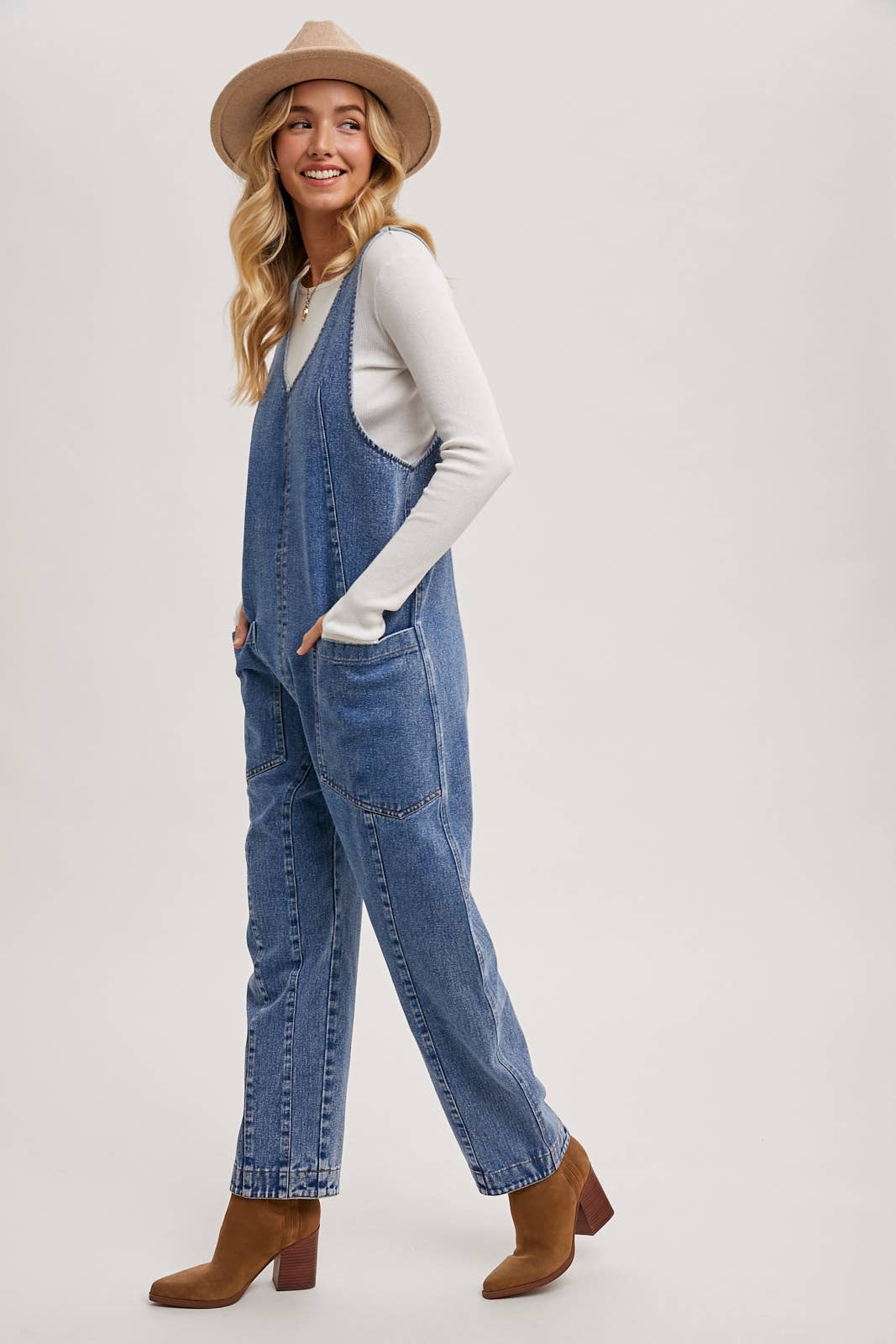 Stefani Denim Jumpsuit FINAL SALE