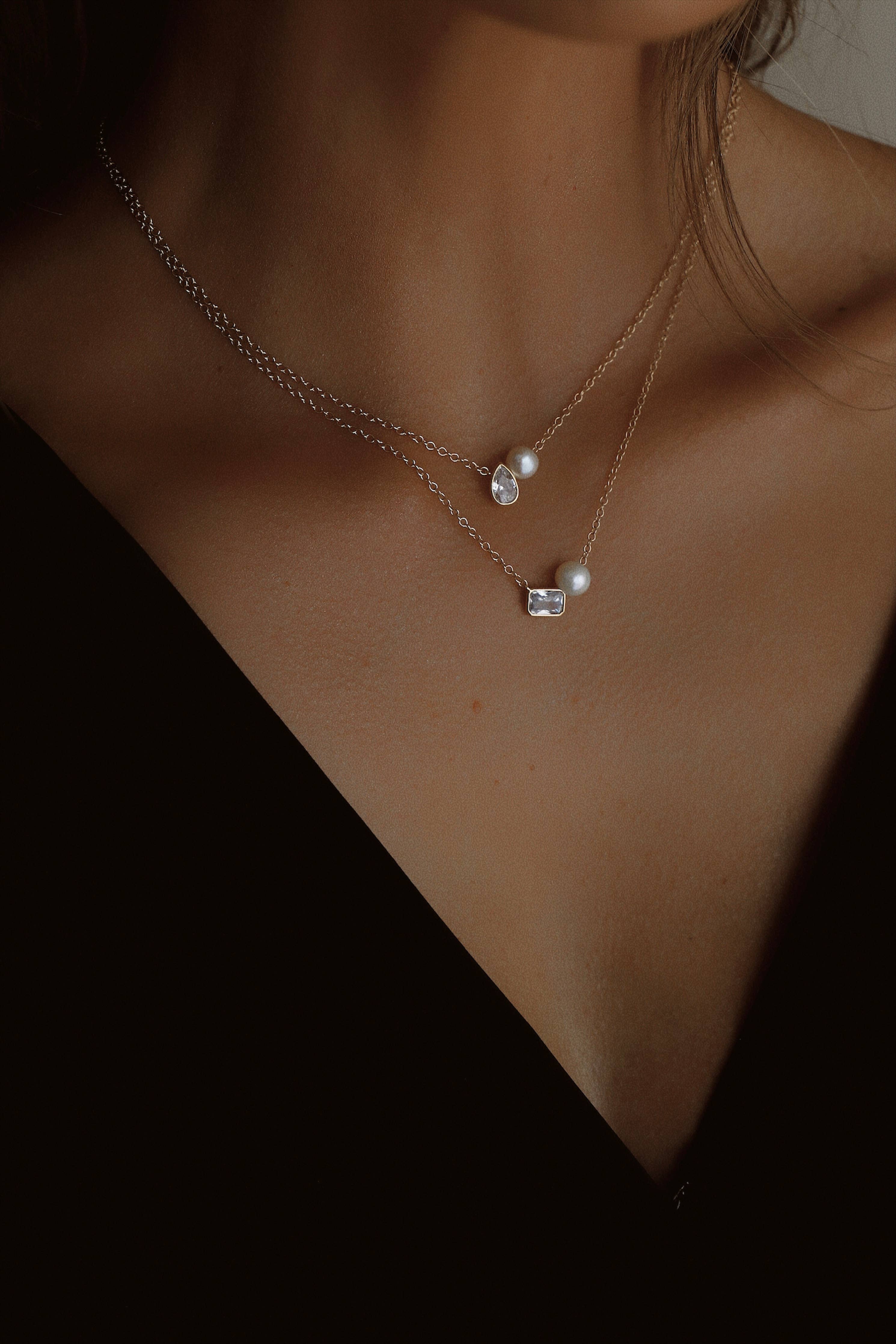 Toi et Moi Pendant Necklace | 2 Colors