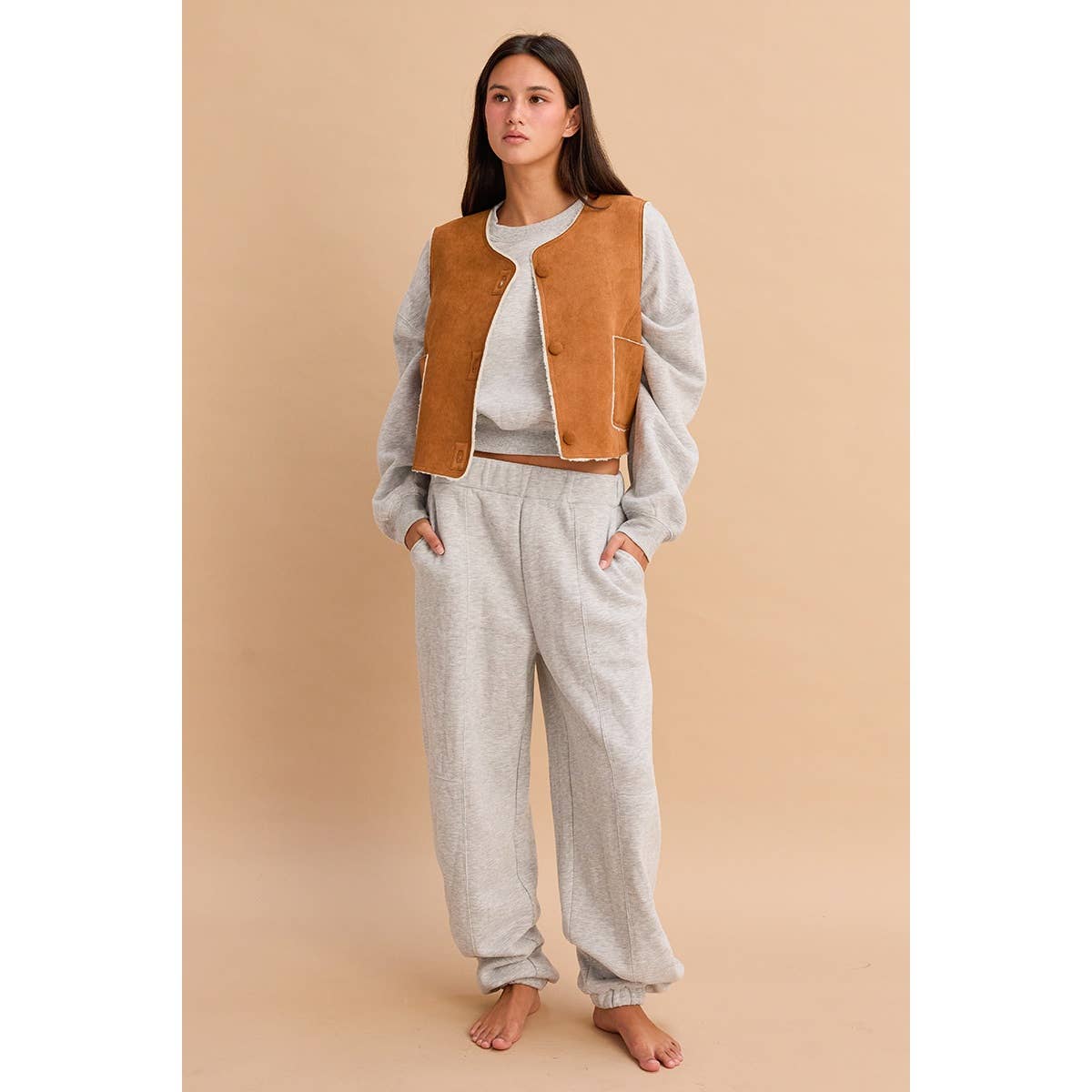 Seam Detail Jogger Pants