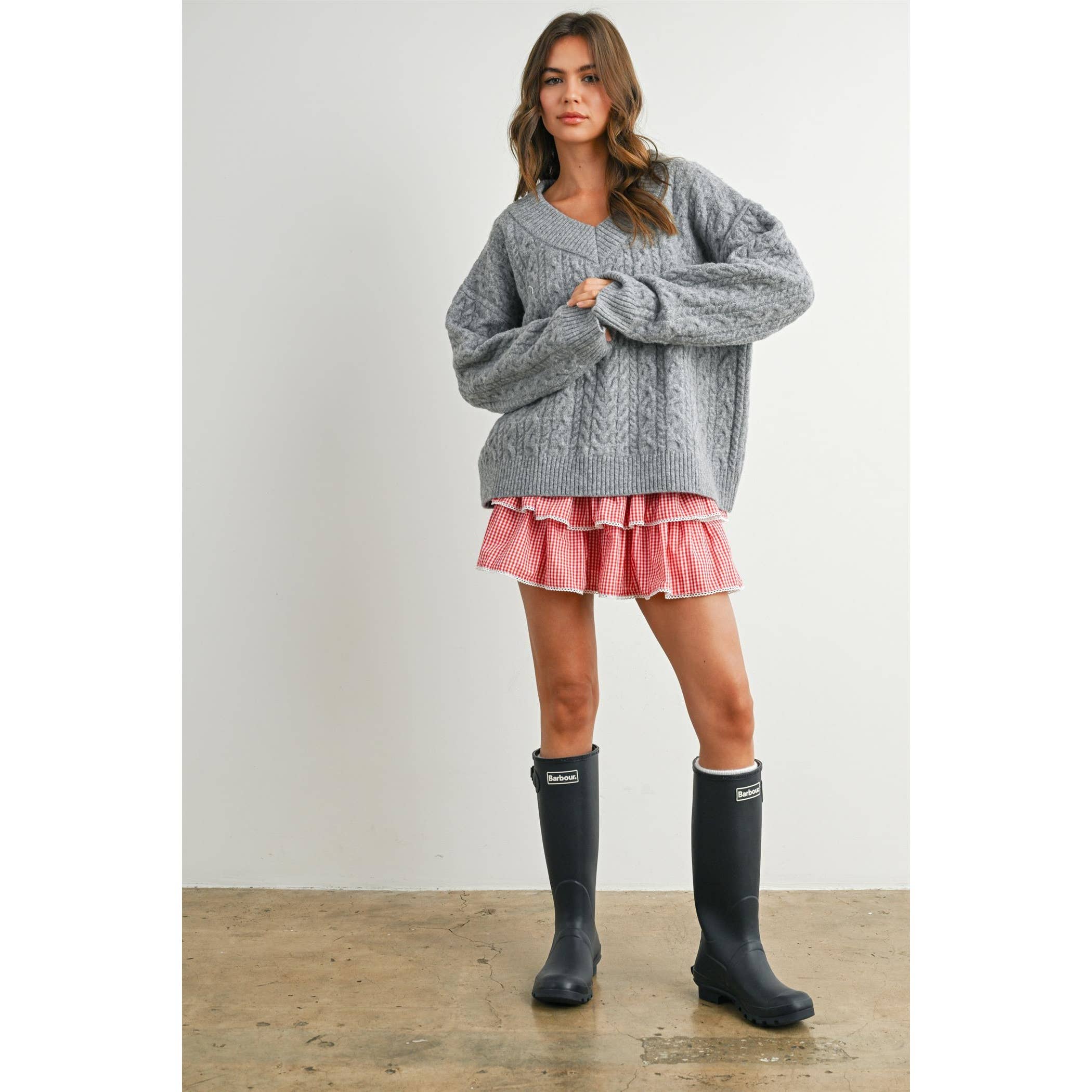 Sarah Cable Knit Sweater