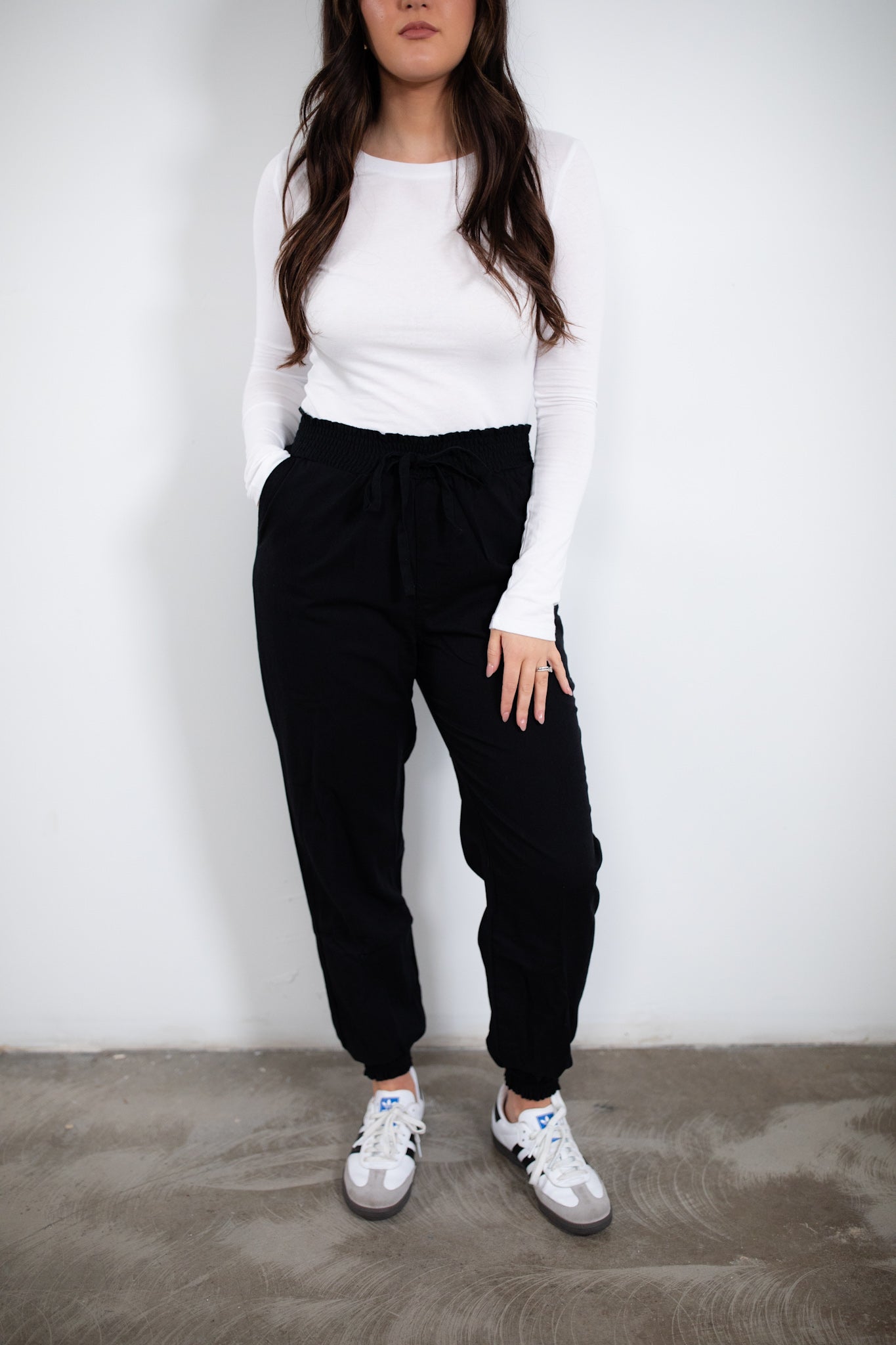 Everly Linen Blend Joggers | +Plus Available FINAL SALE