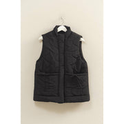 Wave Quilted Puffer Vest
