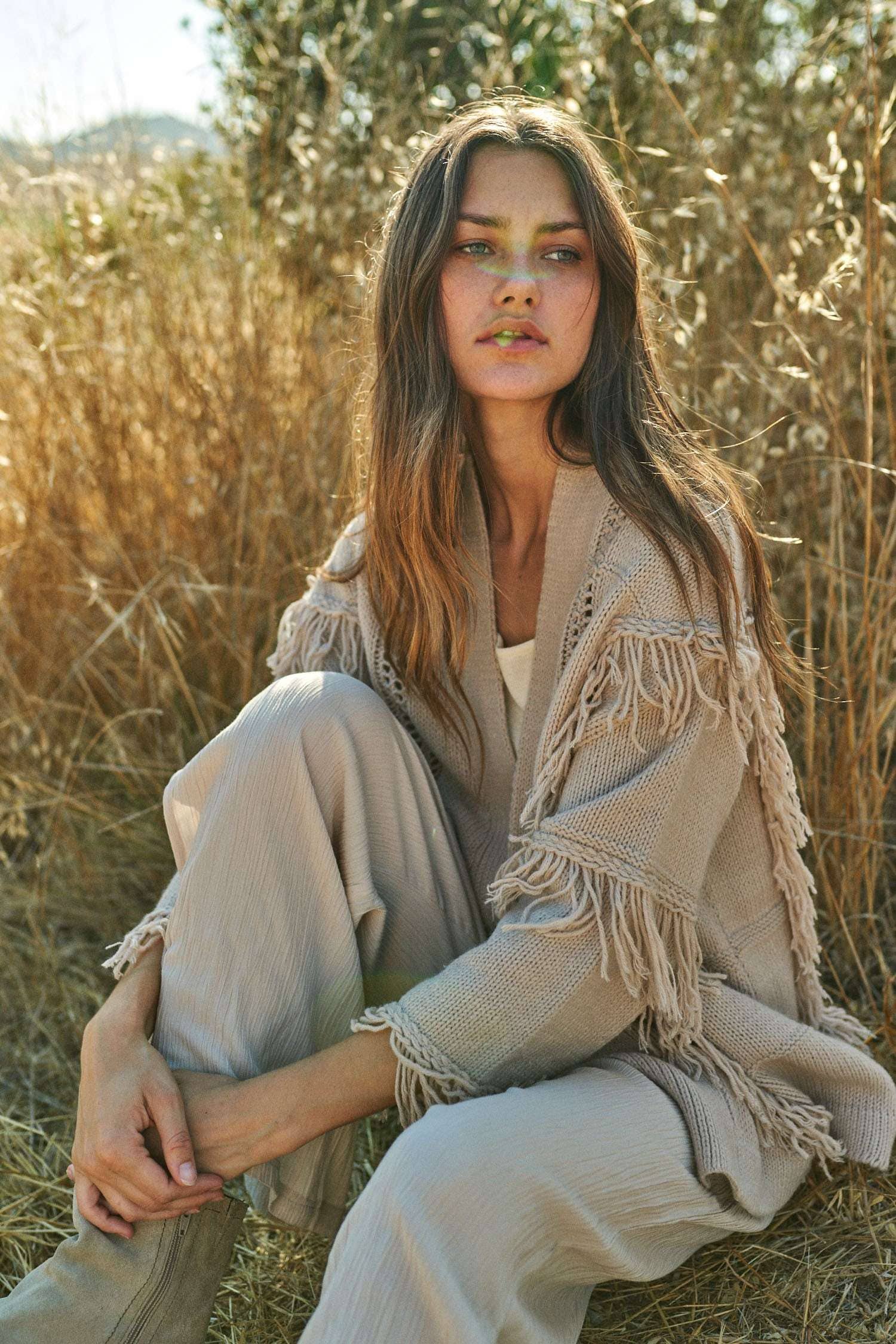 Autumn Fringe Cardigan