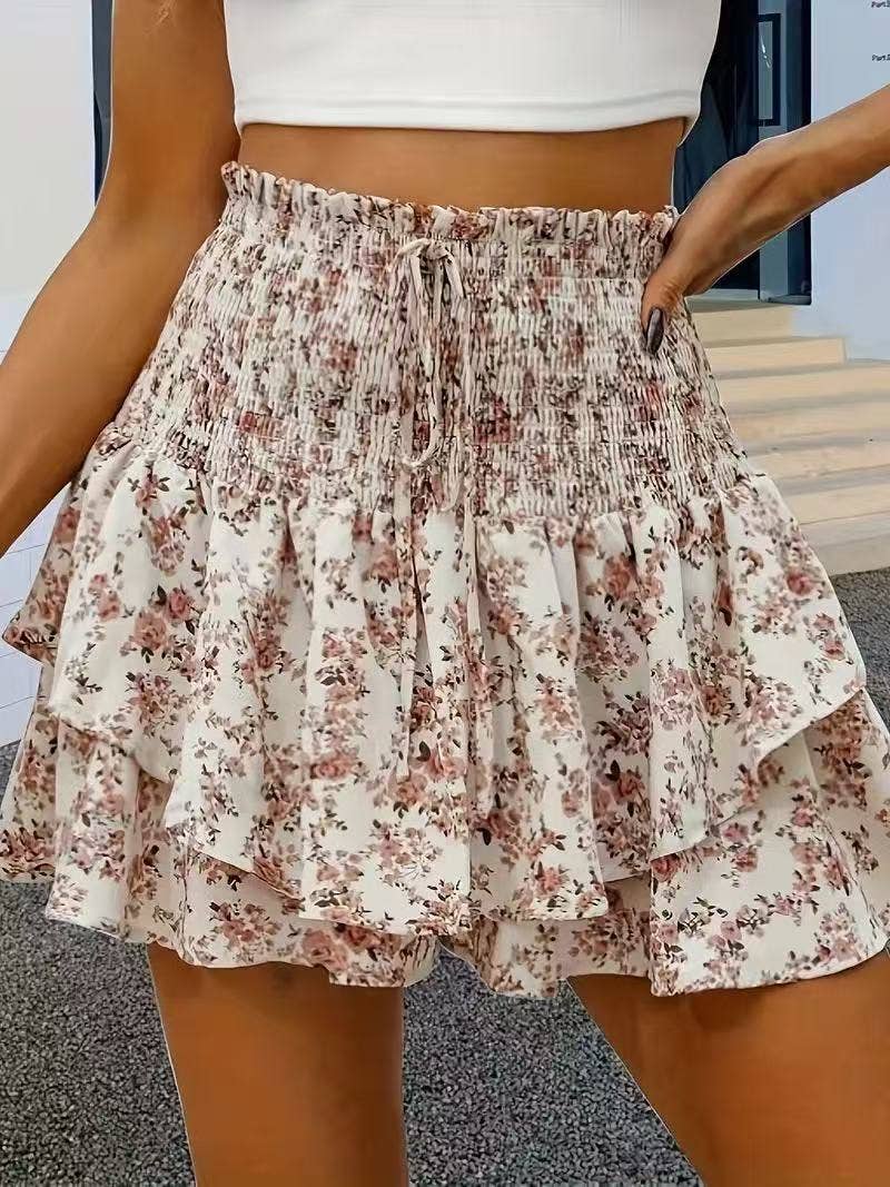 Halsey Floral Mini Skort