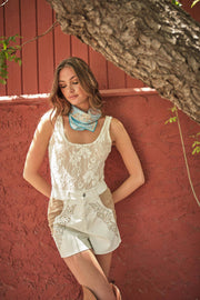 Adler Lace Scoop Neck Bodysuit