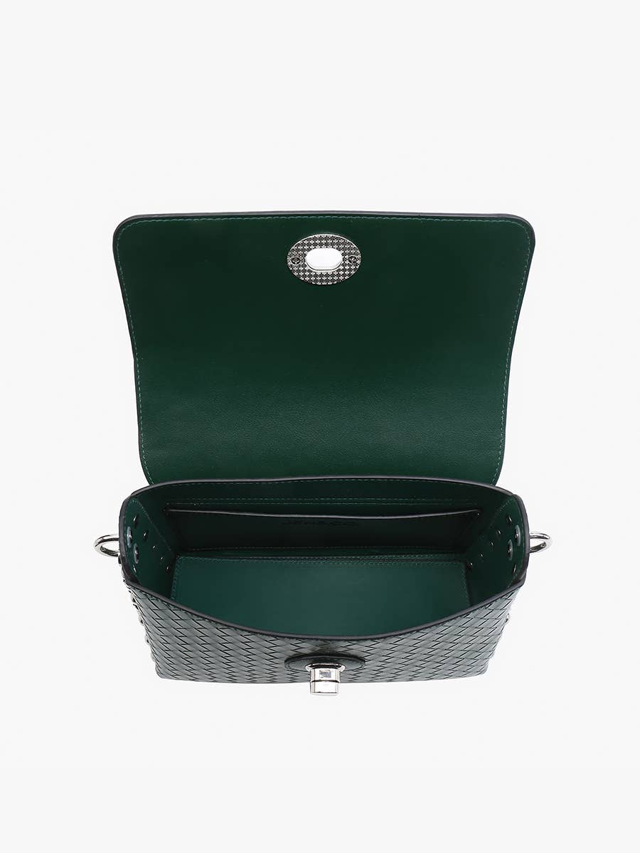 Yazmin Faux Woven Crossbody FINAL SALE