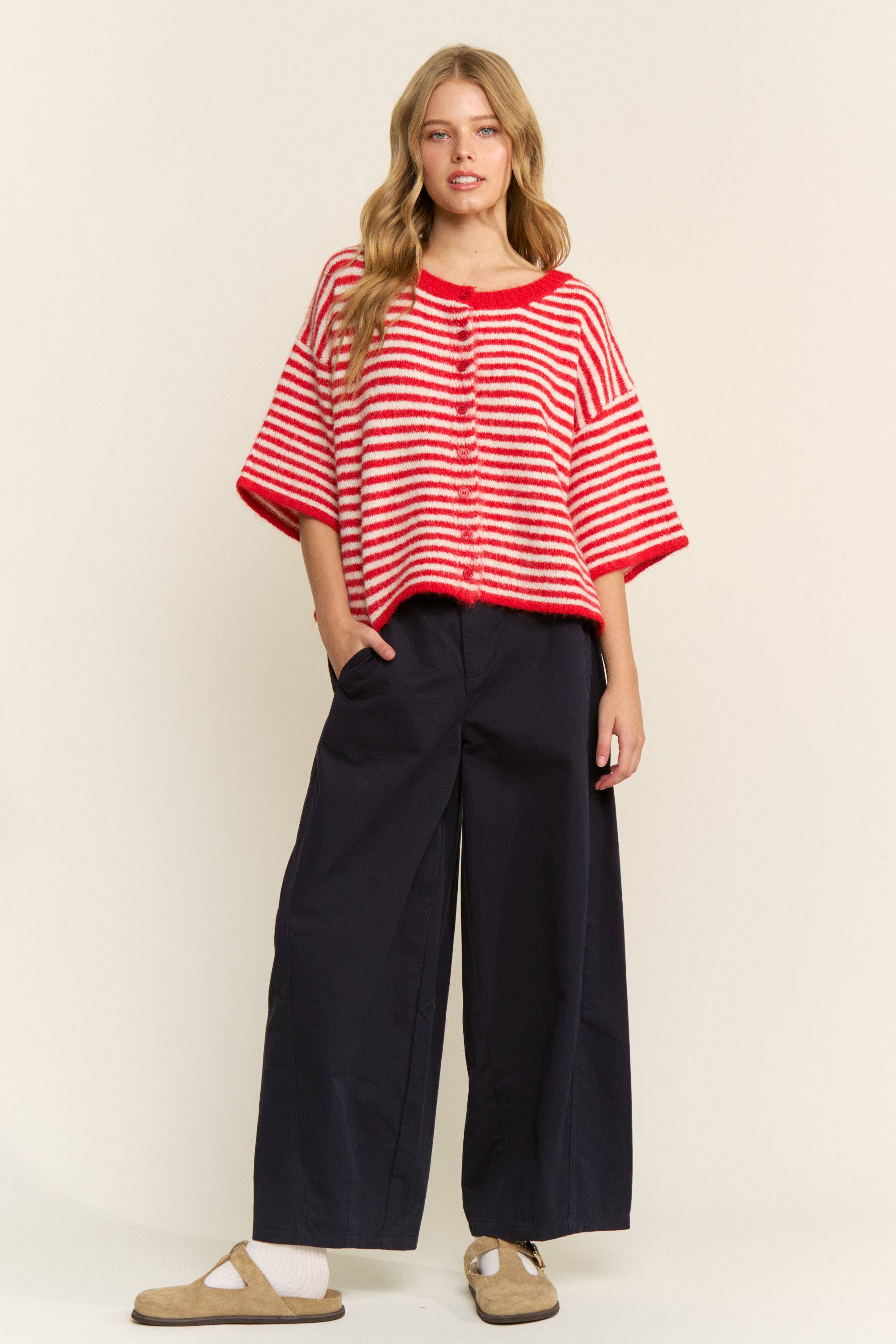 Lou Short Sleeve Cardigan FINAL SALE