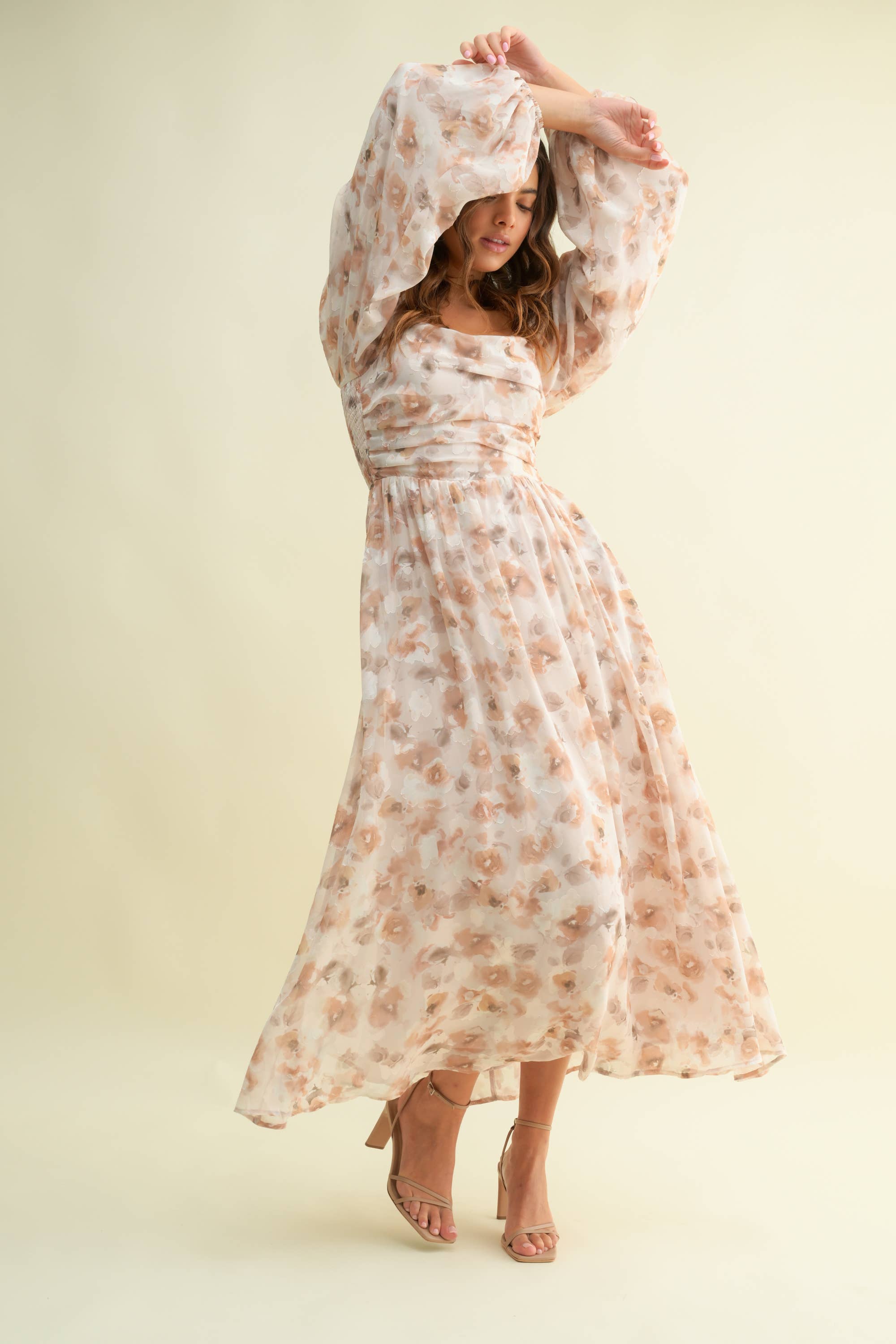 Savannah Floral Maxi Dress FINAL SALE