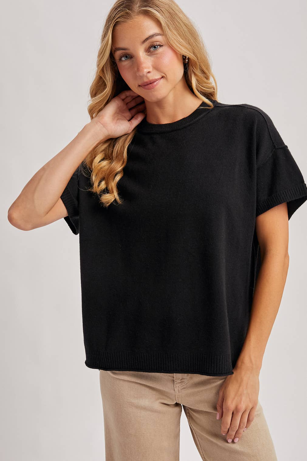 Dustin Crew Neck Knit Tee