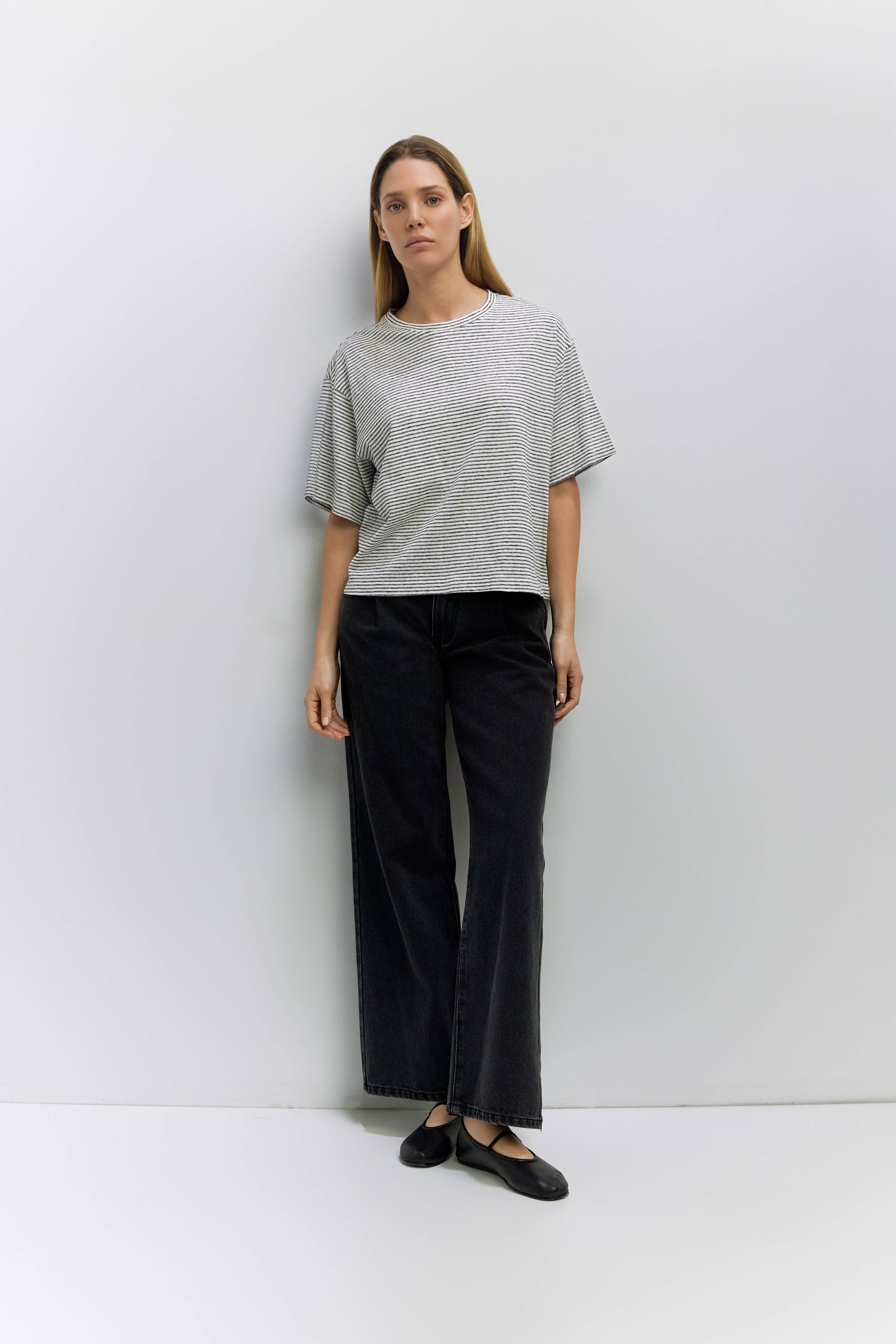 Anne Relaxed Striped Tee