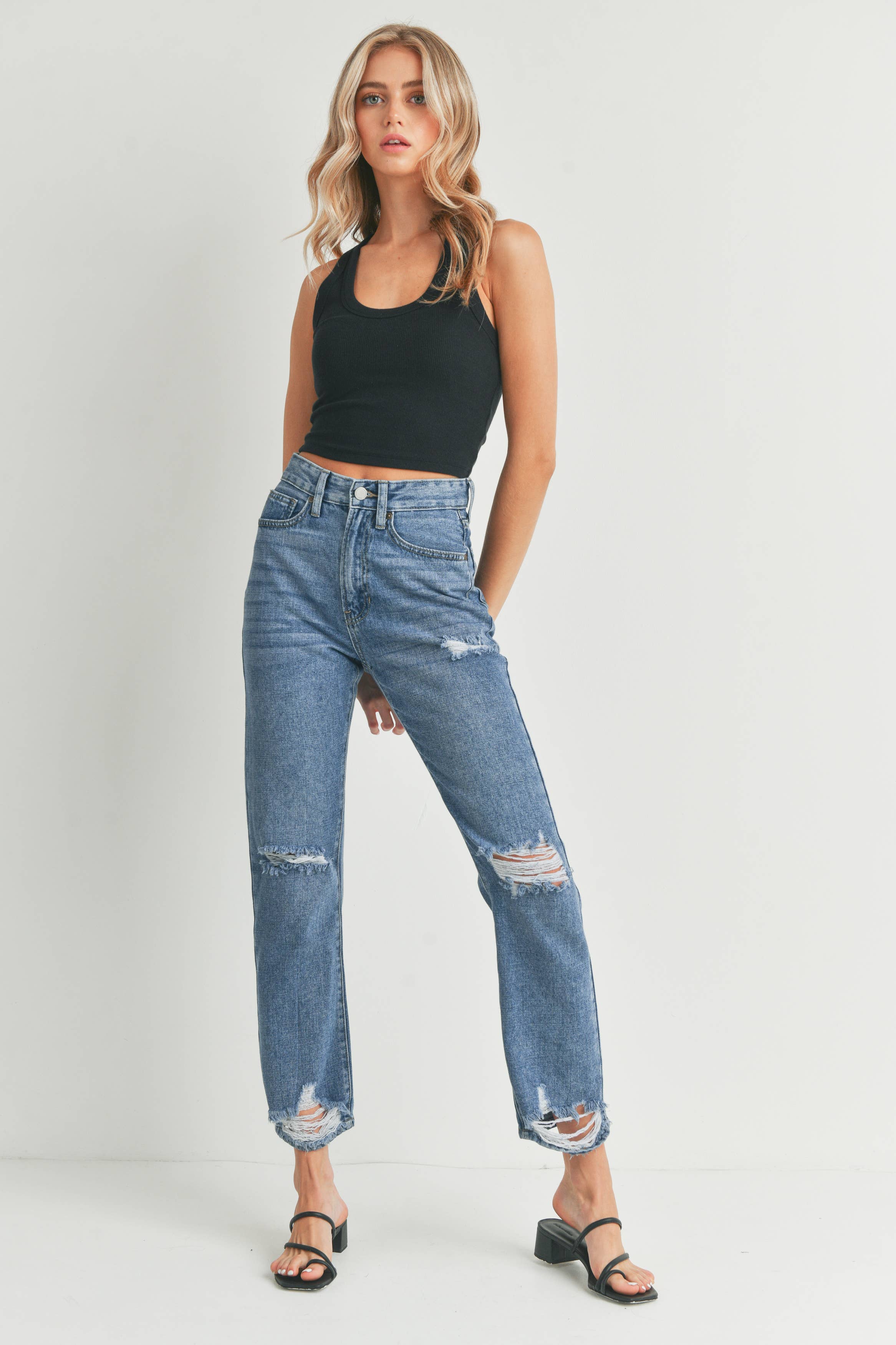 Peyton High Rise Straight