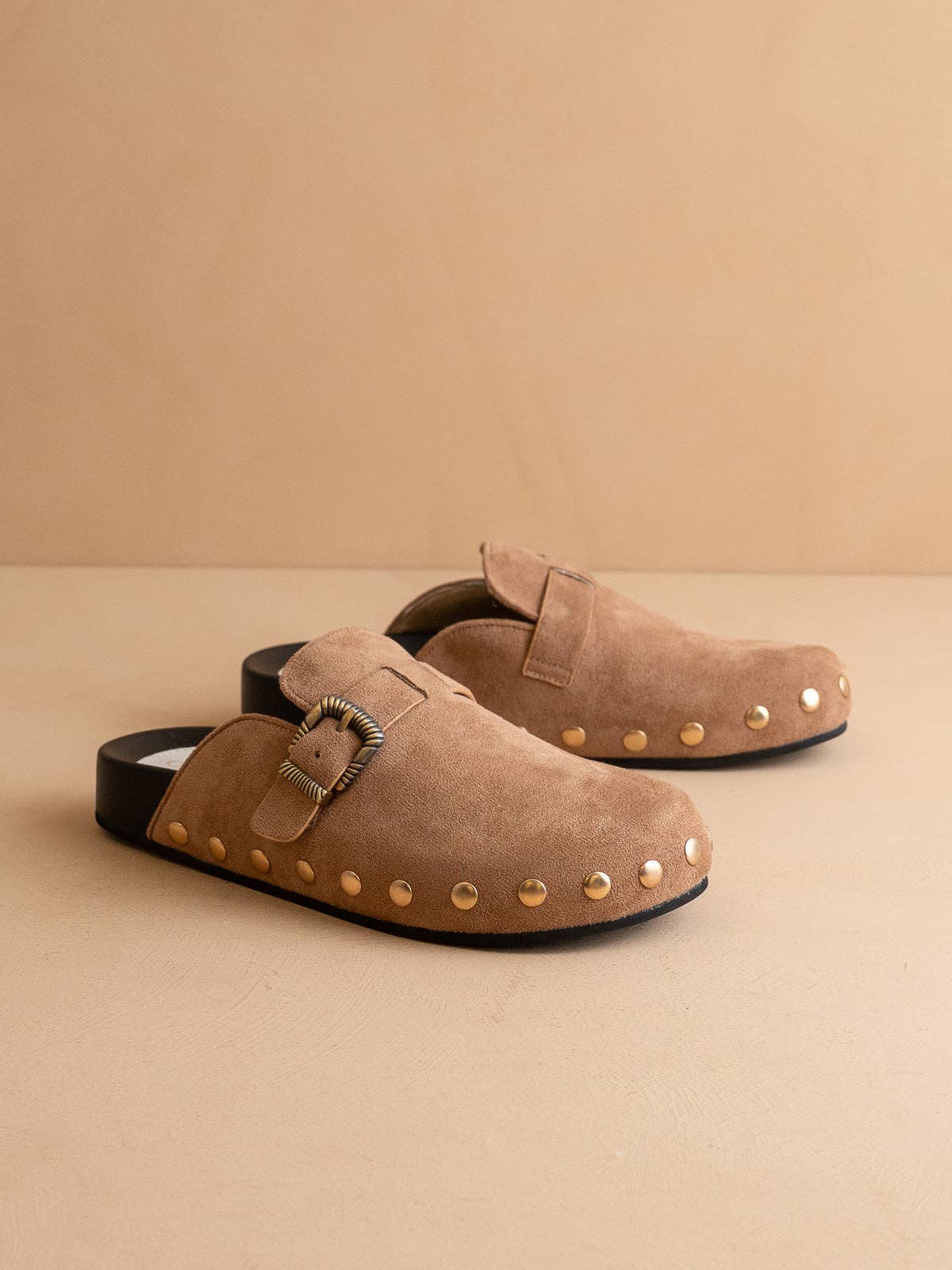 Toni Studded Buckle Clog