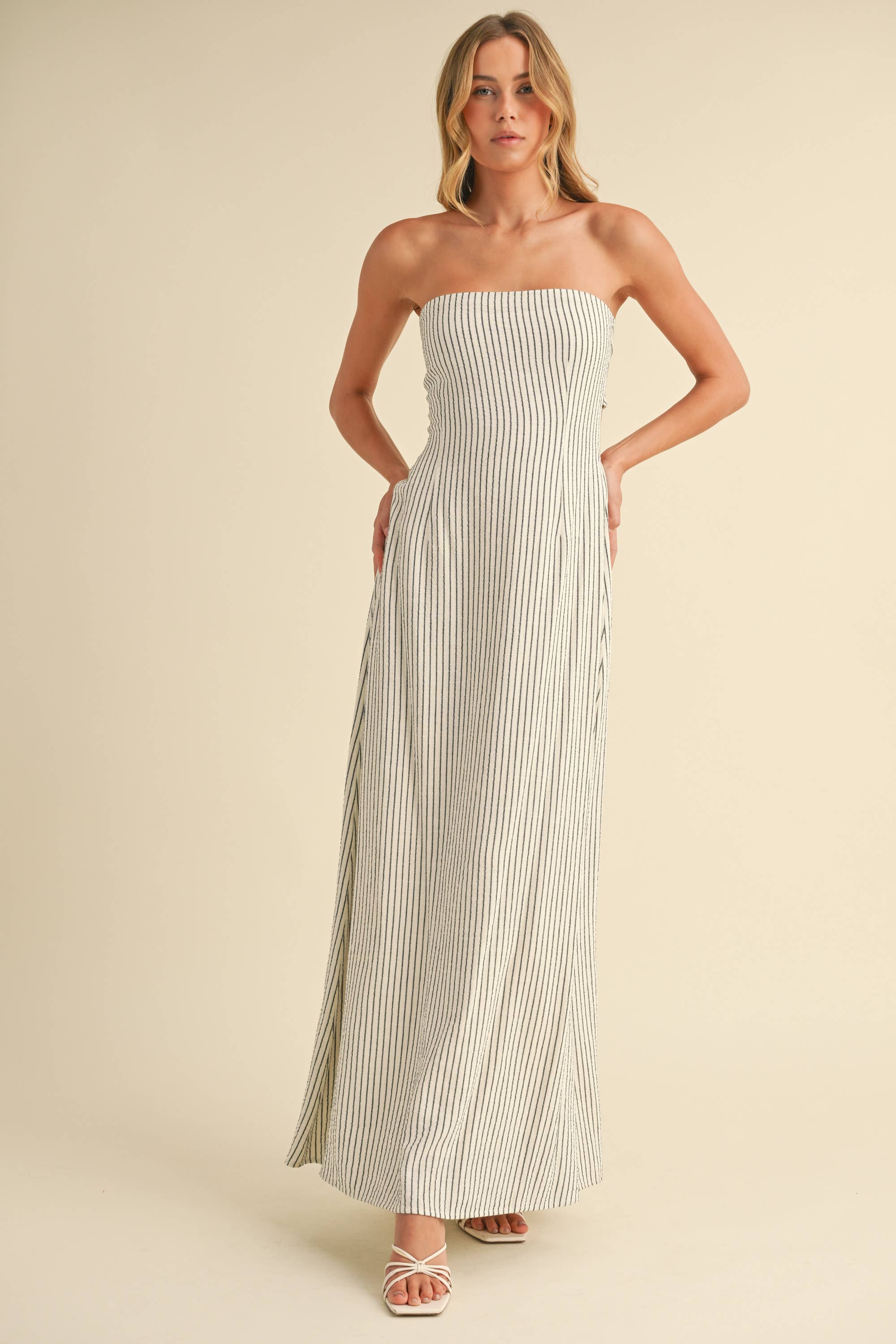 Stella Striped Tie-Back Dress FINAL SALE