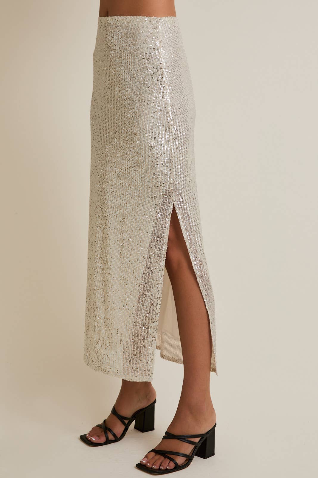 Christine Sequin Maxi Skirt