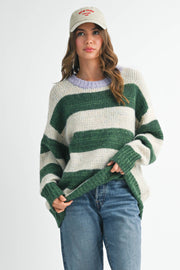 Miley Oversized Striped Sweater FINAL SALE