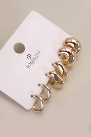 Bubble Hoop Huggie Earrings